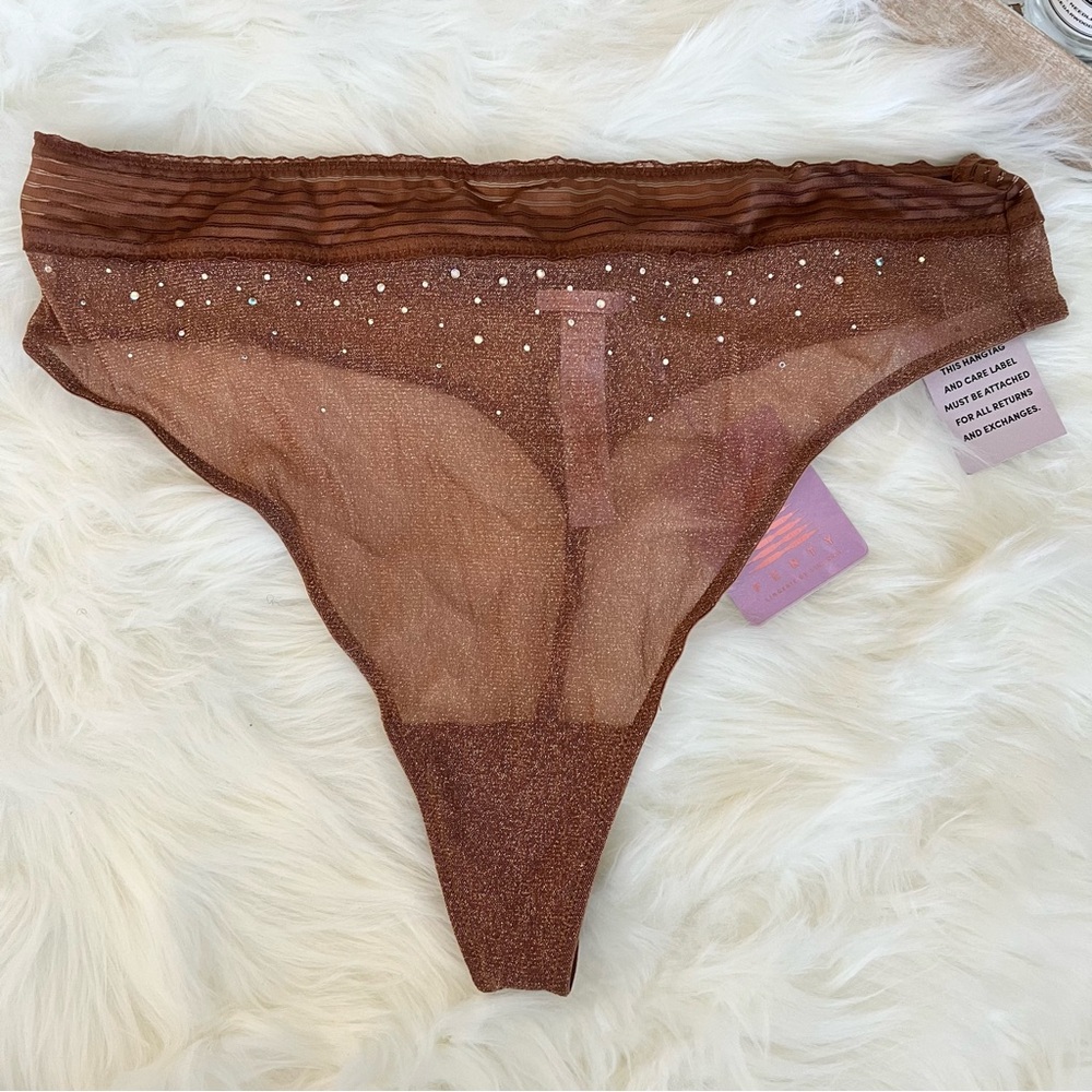 SAVAGE X FENTY Mesh Thong~NWT